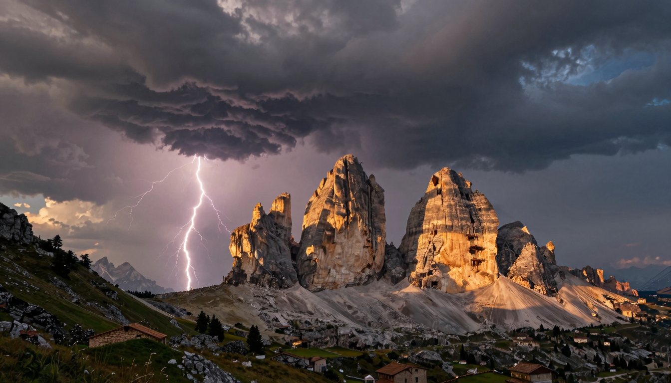Allerta Arancione Temporali in Abruzzo: Fenomeni Intensi