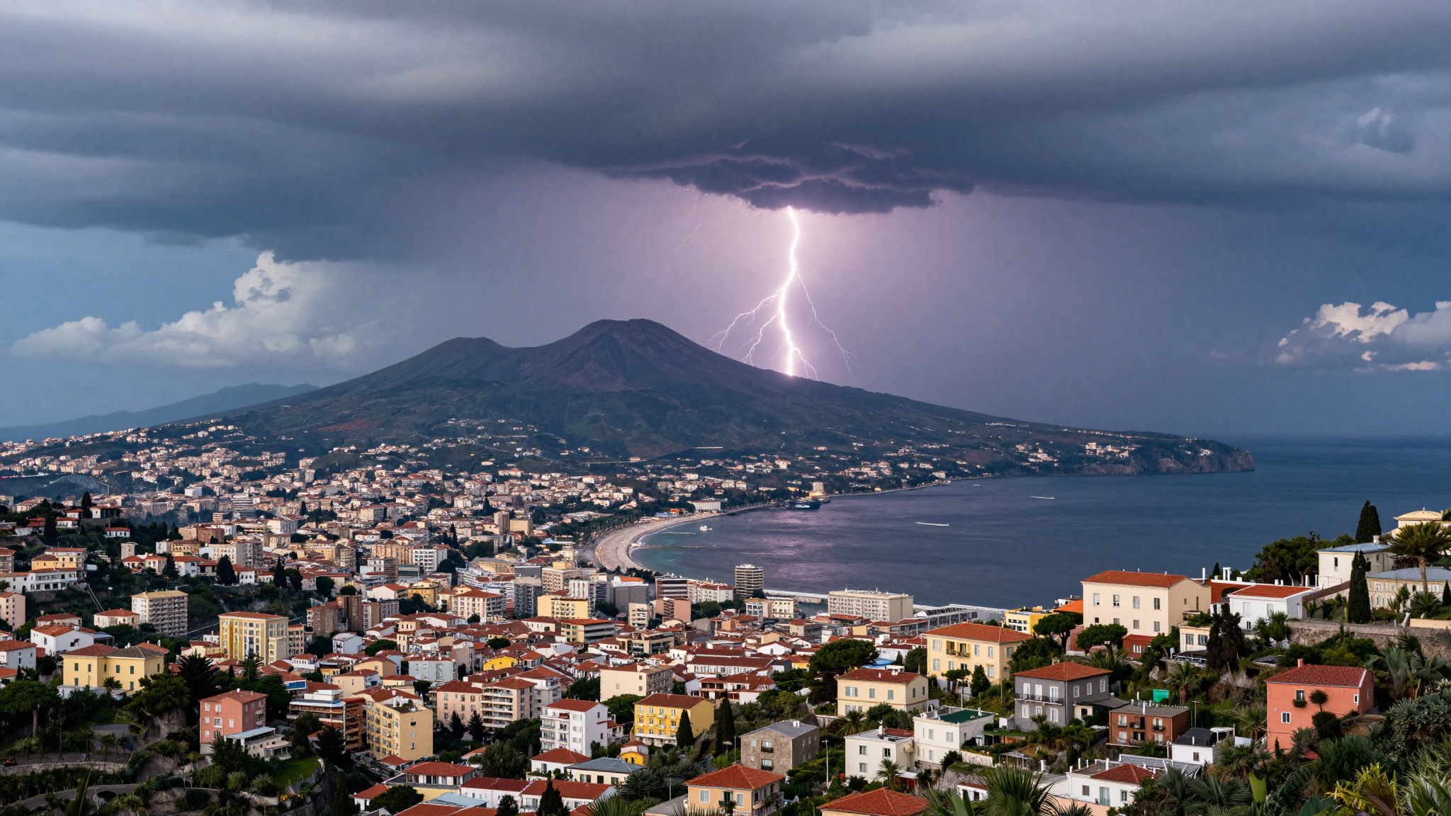Allerta Arancione Temporali in Campania