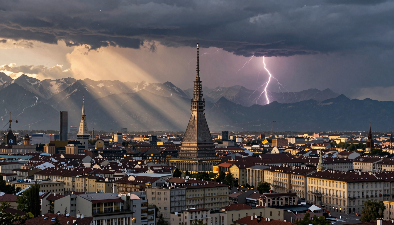 Allerta Arancione Temporali in Piemonte: Rischio Elevato