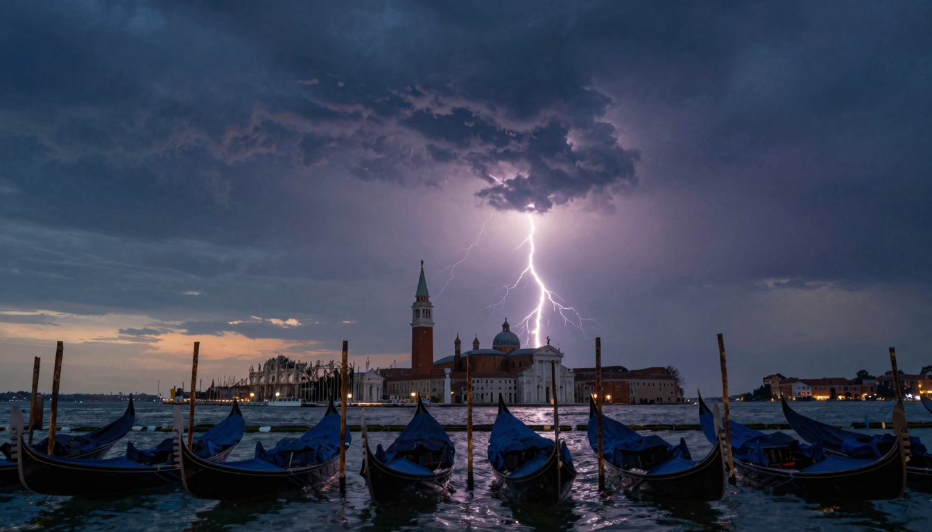 Allerta Arancione Temporali in Veneto: Rischio Elevato