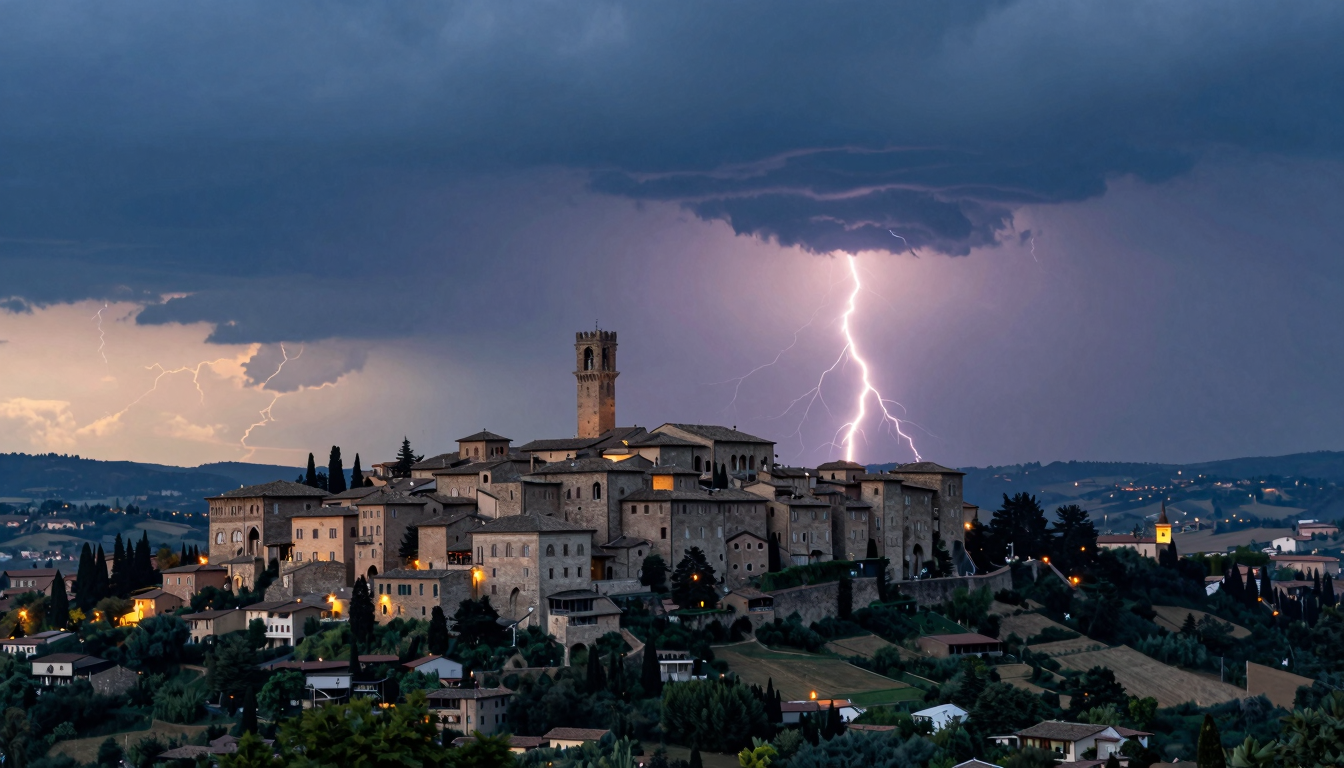 Allerta Arancione Temporali nelle Marche