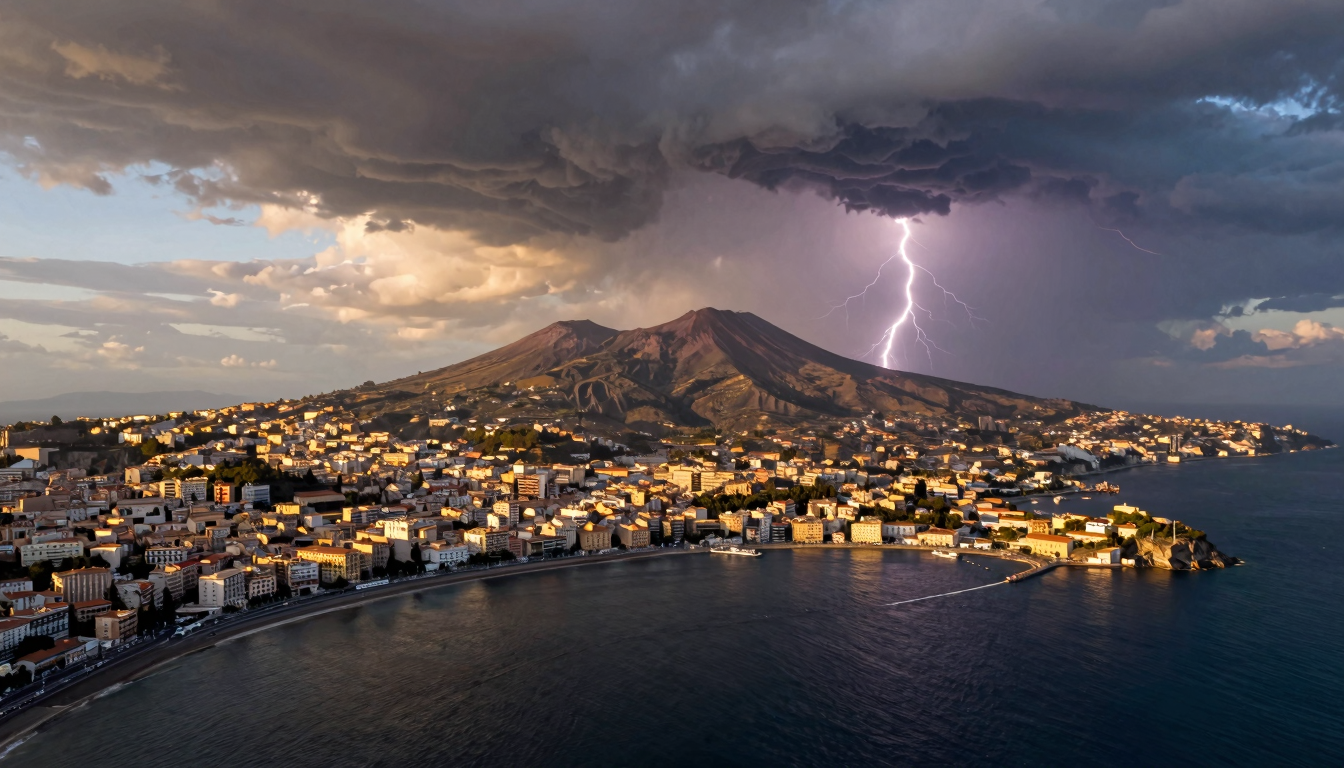 Allerta Gialla Temporali in Campania: Aree Interne a Rischio