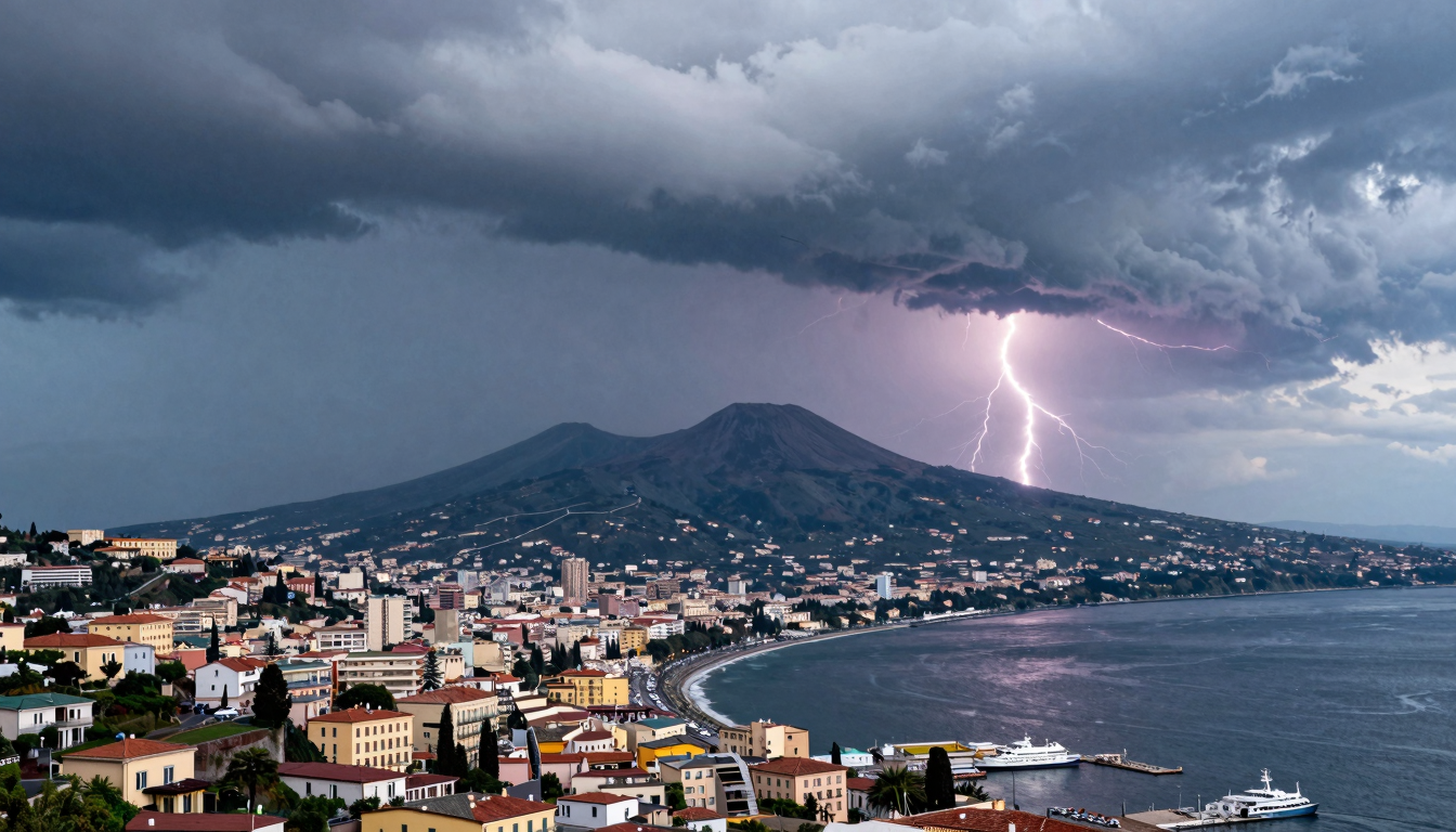 Allerta Gialla Temporali in Campania: Zone Interne