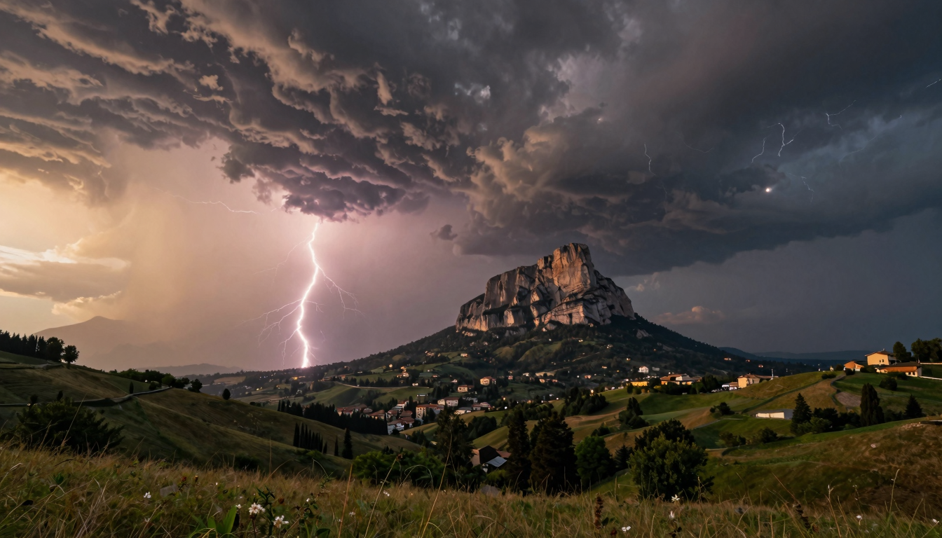 Allerta Gialla Temporali in Molise: Aree Interne a Rischio