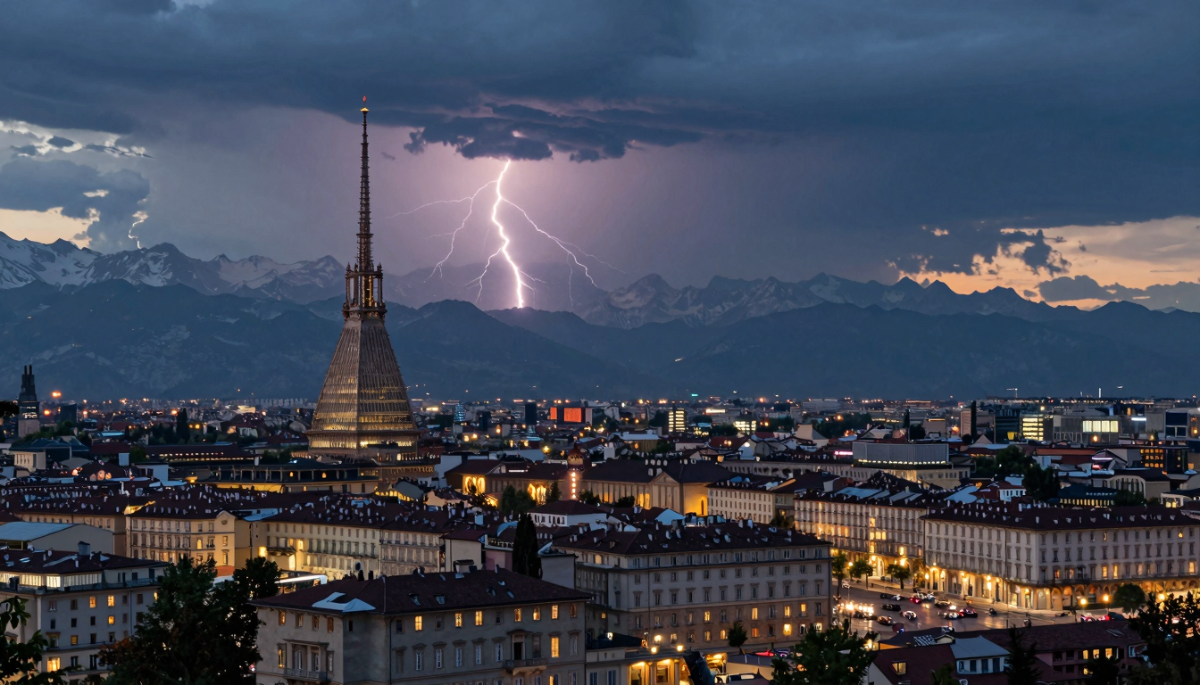 Allerta Gialla Temporali in Piemonte: Fenomeni Moderati