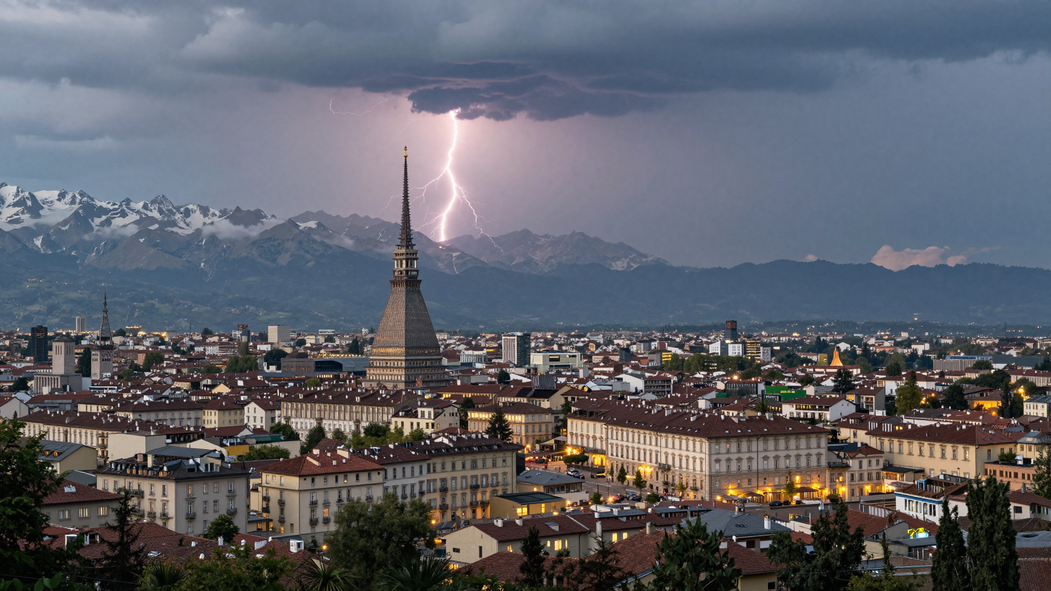Allerta Gialla Temporali in Piemonte sulle Alpi