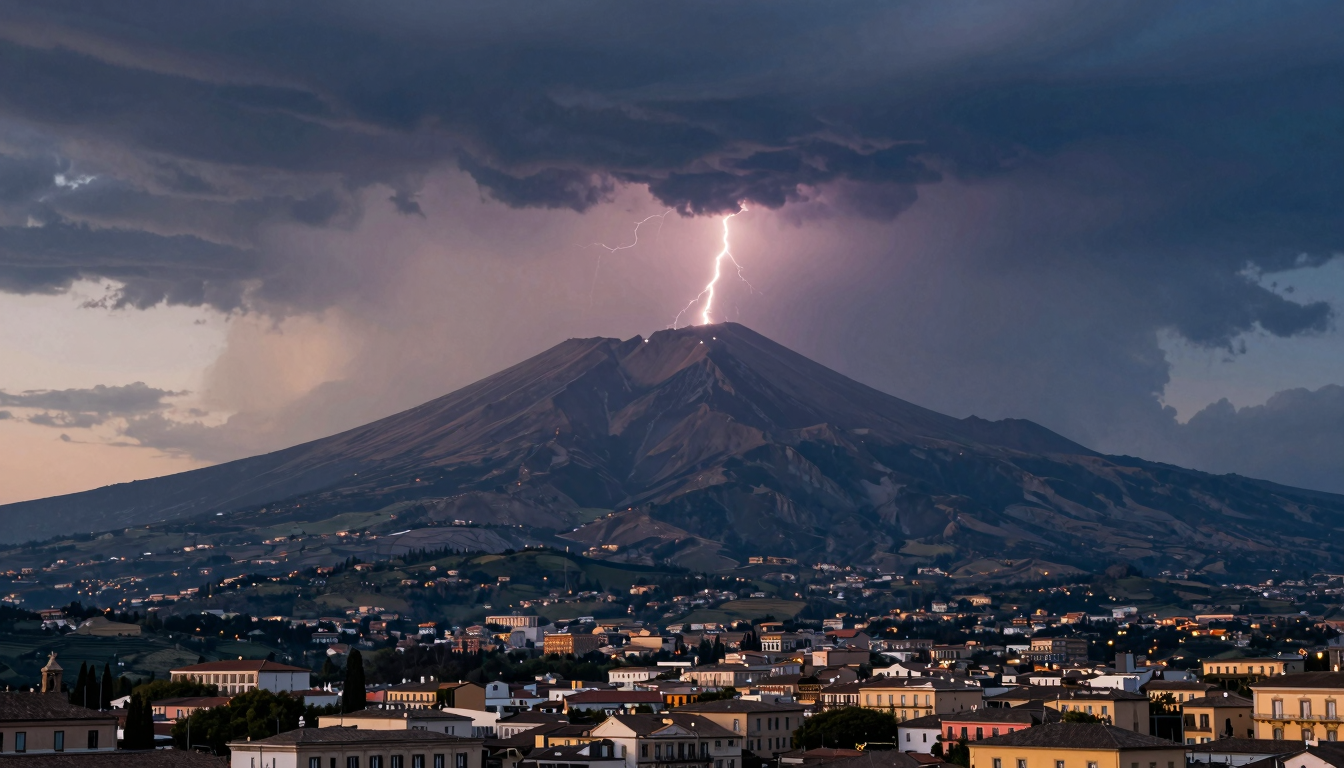 Allerta Gialla Temporali in Sicilia - Zone Interne