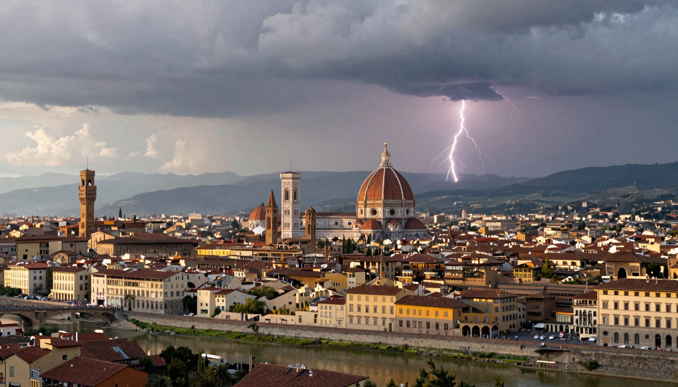 Allerta Gialla Temporali in Toscana: Maltempo Moderato