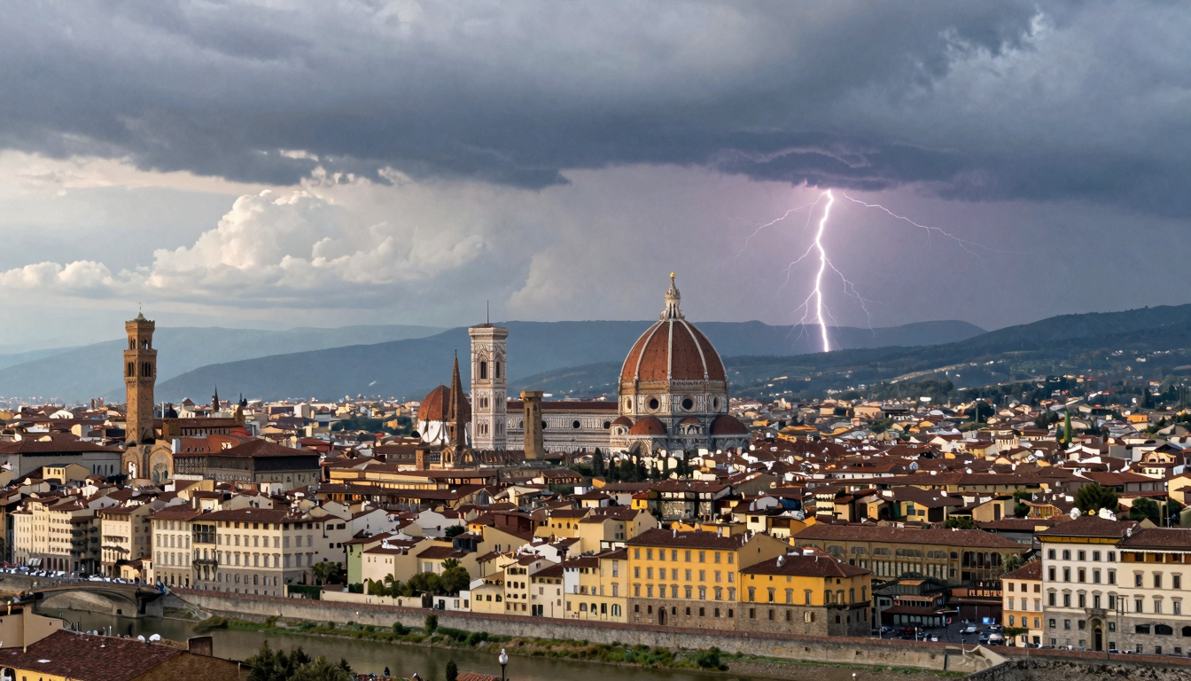 Allerta Gialla Temporali in Toscana: Piogge Intense
