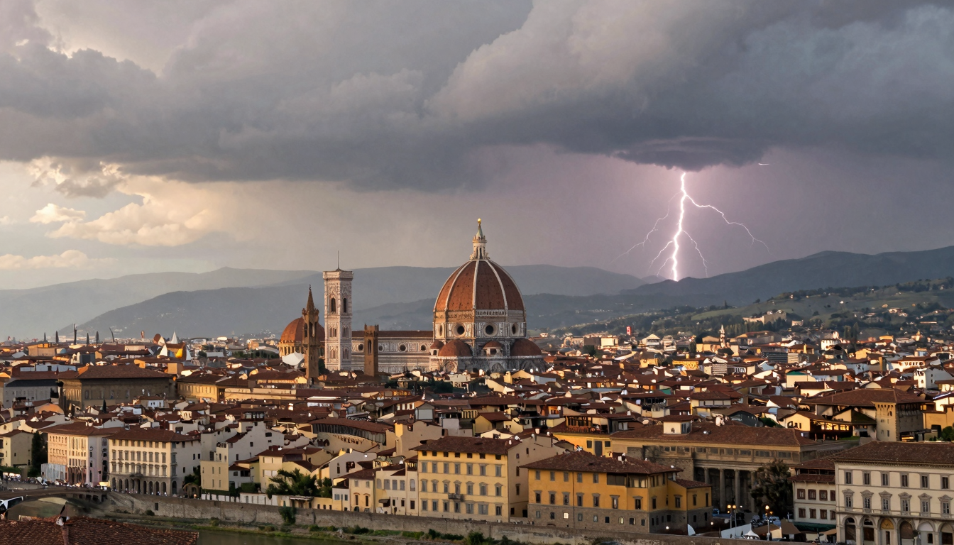 Allerta Gialla Temporali in Toscana: Piogge Moderate
