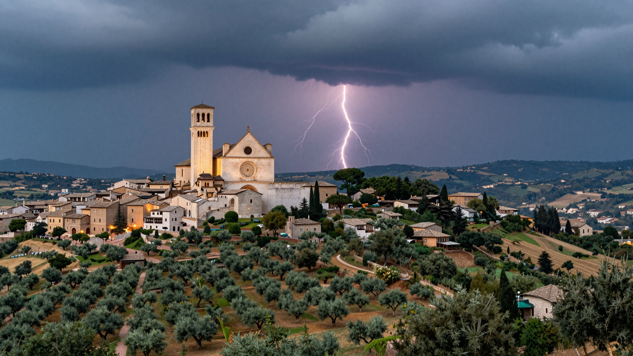 Allerta Gialla Temporali in Umbria: Fenomeni Moderati