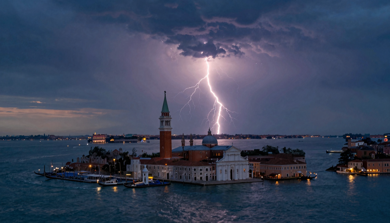 Allerta moderata per temporali in Veneto: allerta gialla oggi