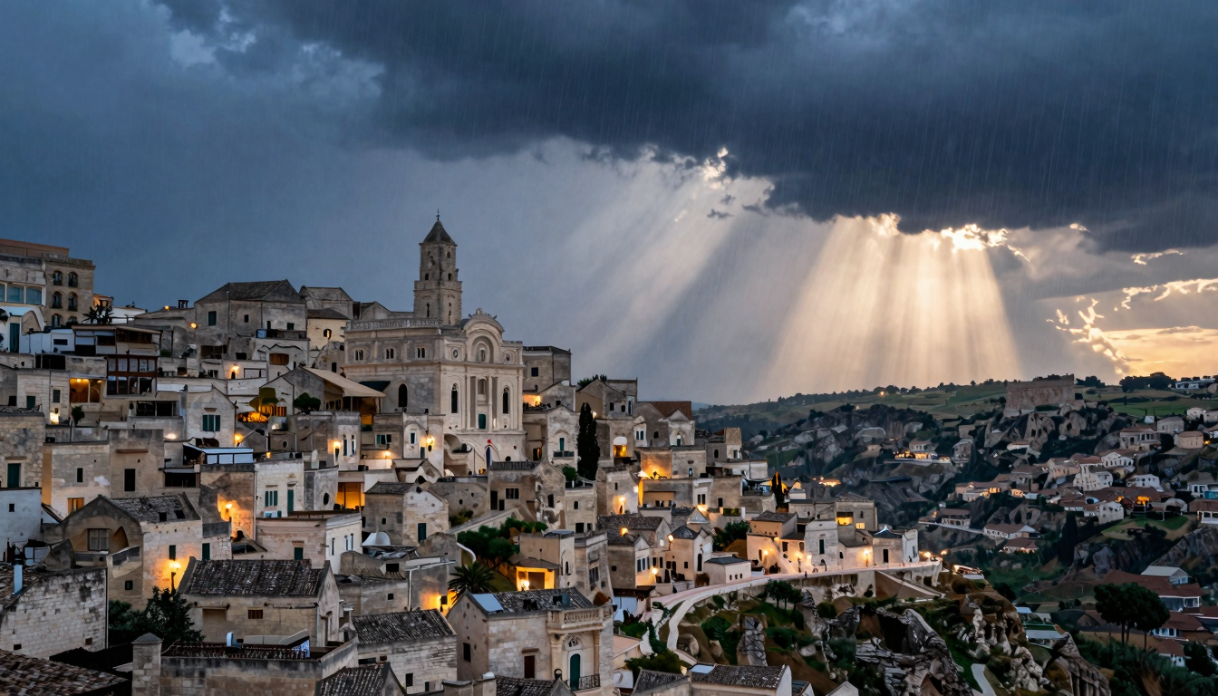 Meteo Basilicata oggi: rovesci deboli, 16-29°C