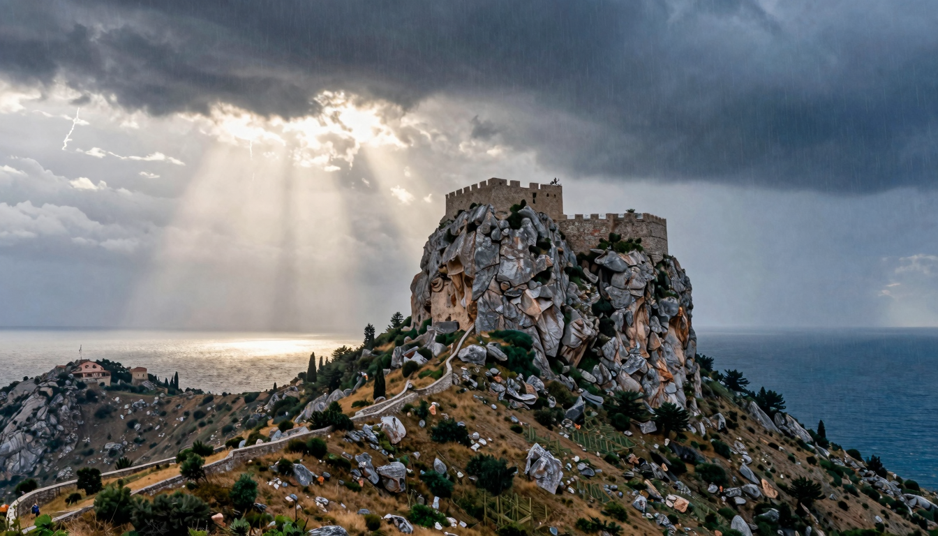 Meteo Calabria oggi: rovesci deboli, 19-27°C