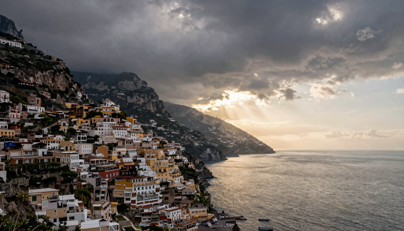 Meteo Campania oggi: coperto, 20-29°C e vento moderato