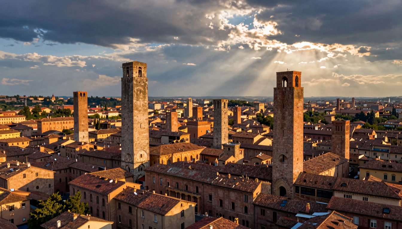 Meteo Emilia-Romagna oggi: parzialmente nuvoloso, 34°C