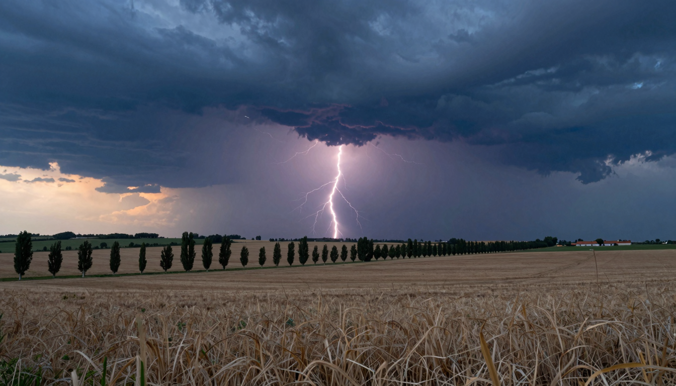Meteo Emilia-Romagna: temporali e grandine, massima 35°C
