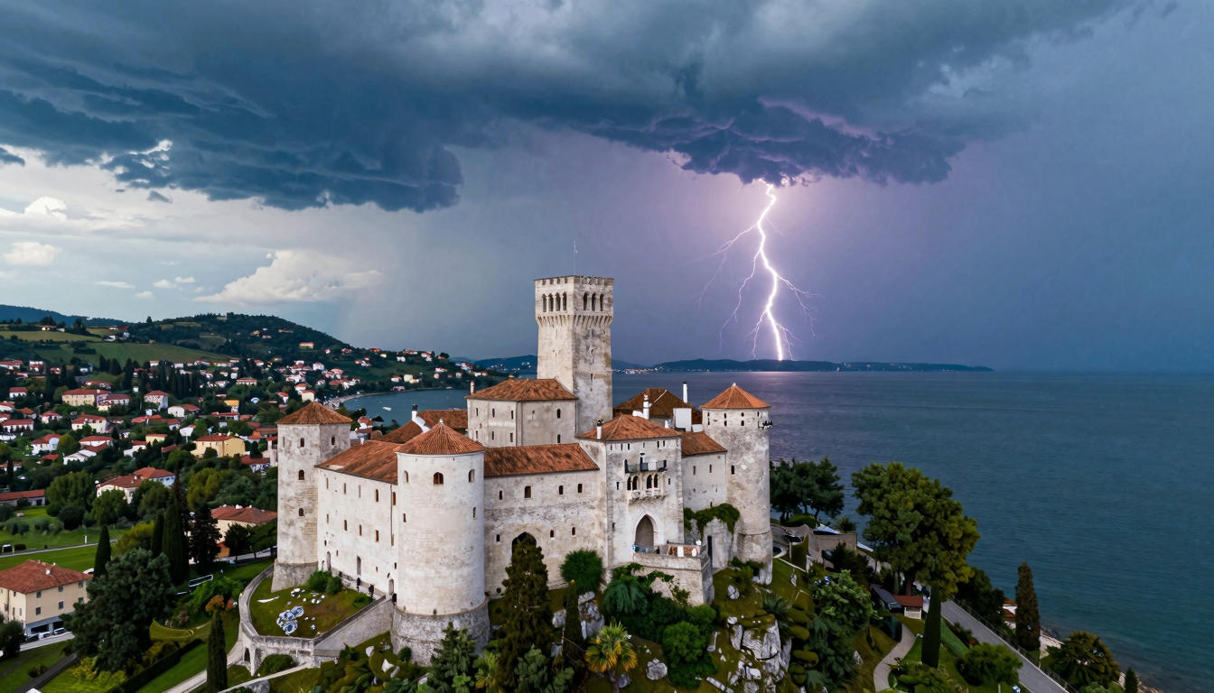 Meteo Friuli-Venezia Giulia oggi: temporale con grandine, 22-32°C