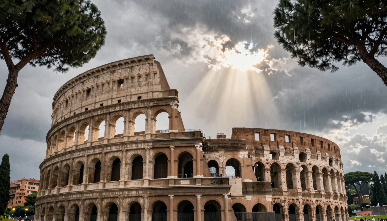 Meteo Lazio oggi: rovesci deboli e caldo, max 35°C