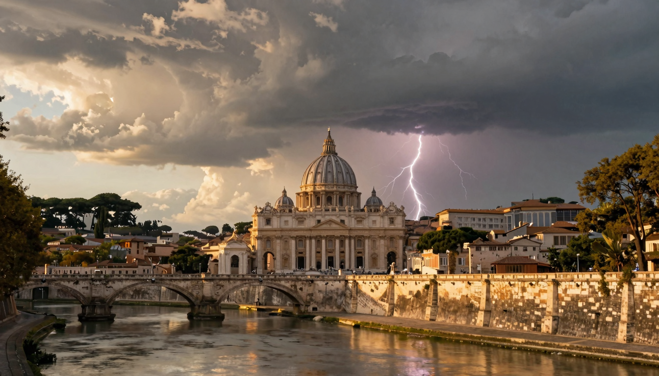 Meteo Lazio oggi: temporali e grandine, max 29°C