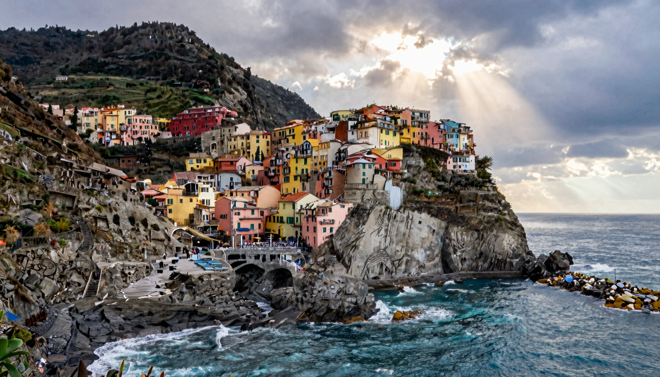 Meteo Liguria oggi: parzialmente nuvoloso, 21-29°C