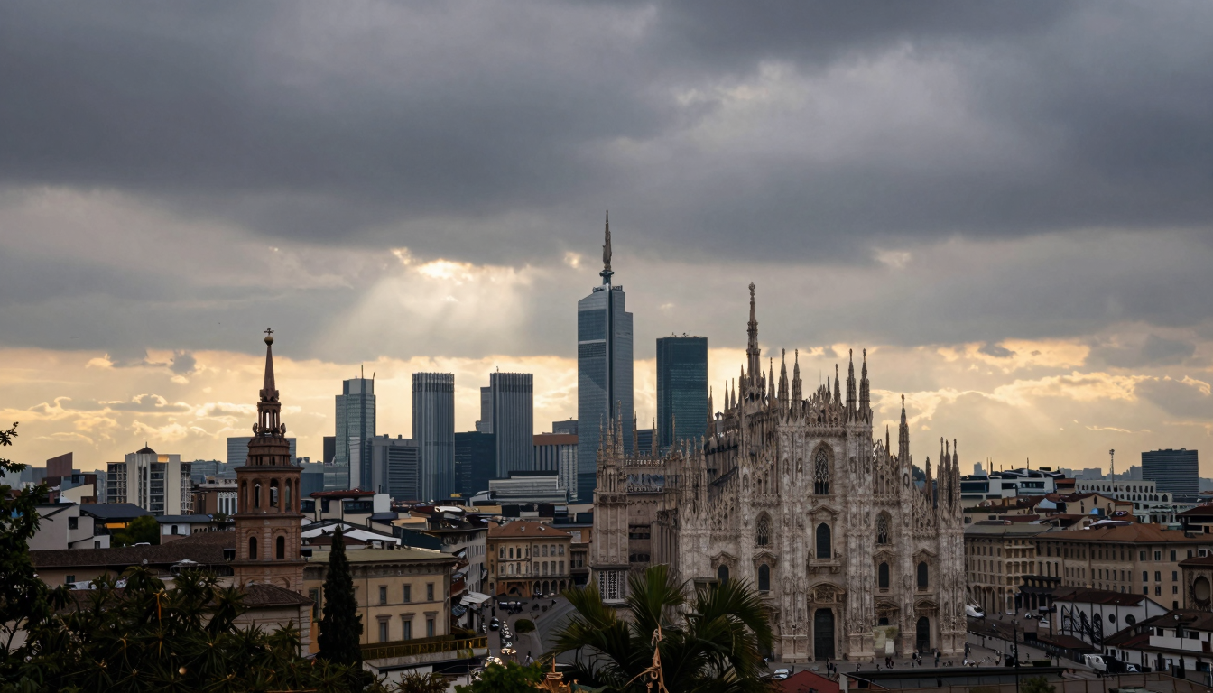 Meteo Lombardia oggi: coperto, 18-32°C, senza pioggia