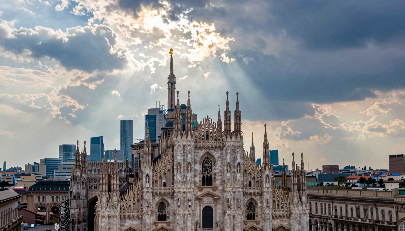 Meteo Lombardia oggi: parzialmente nuvoloso, 34°C e caldo