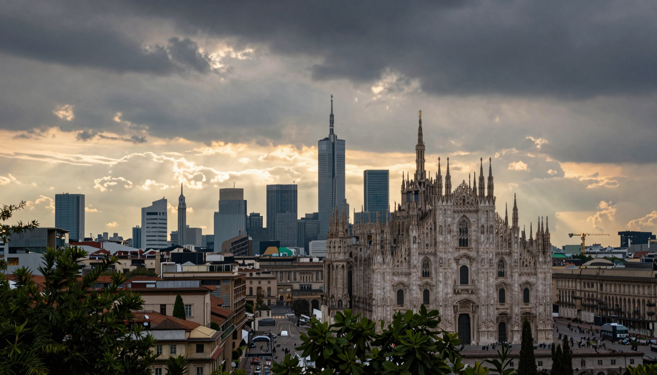 Meteo Lombardia oggi: coperto, 24-34°C, caldo intenso