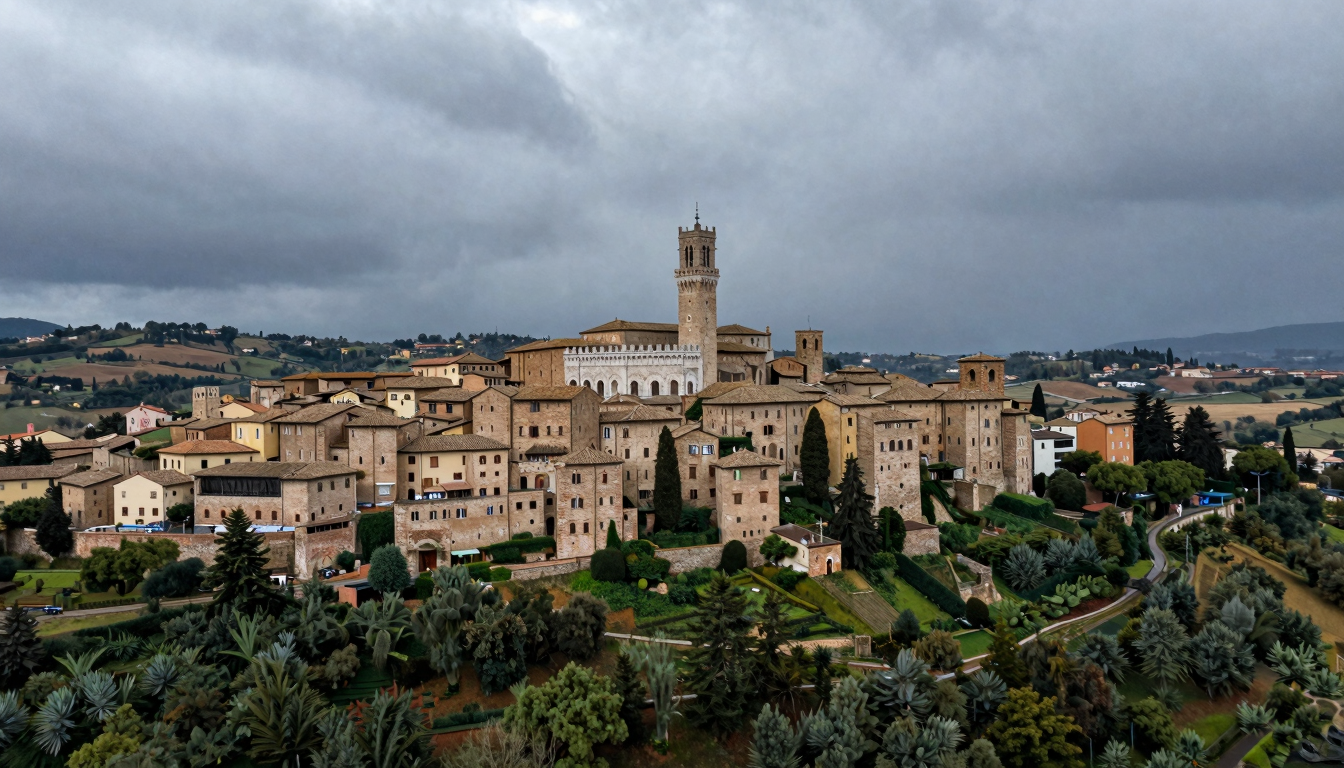 Meteo Marche oggi: coperto, 24-31°C, vento 22 km/h