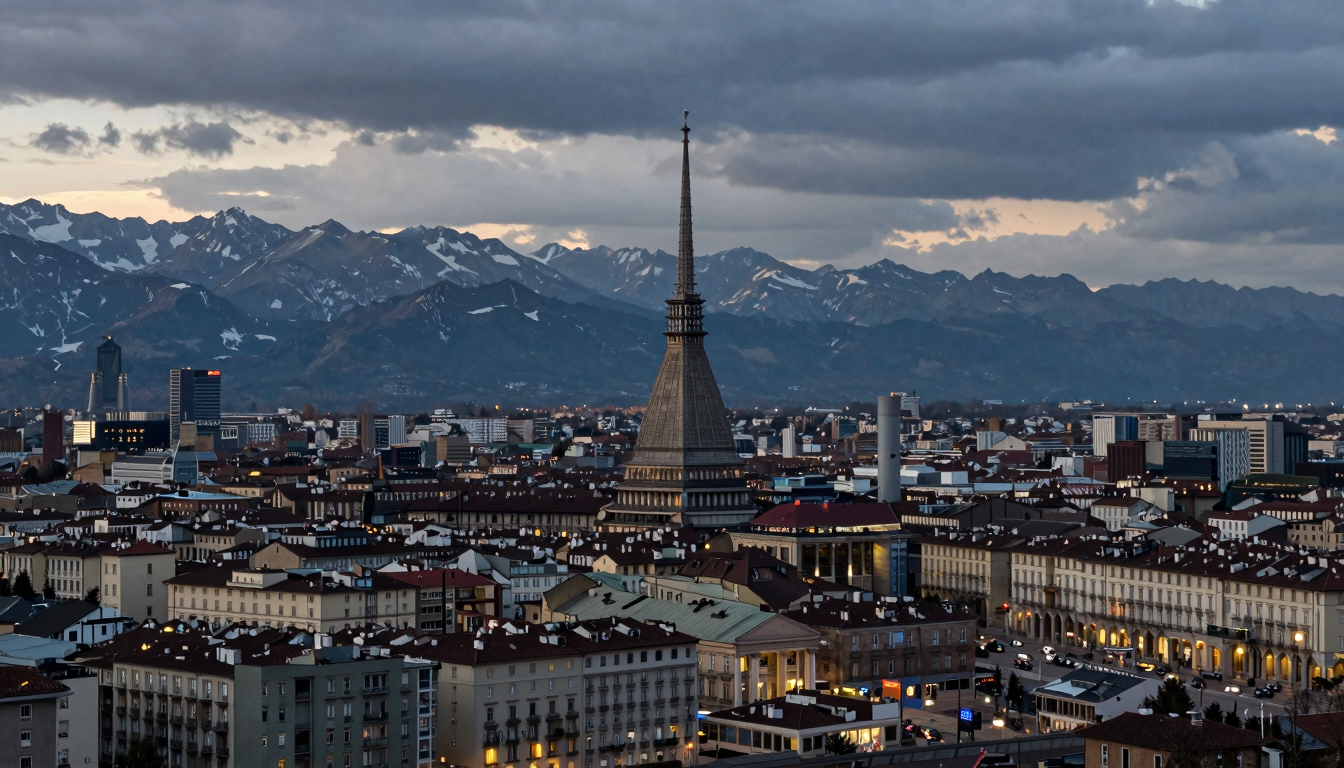 Meteo Piemonte oggi: coperto, 19-32°C, nessuna pioggia