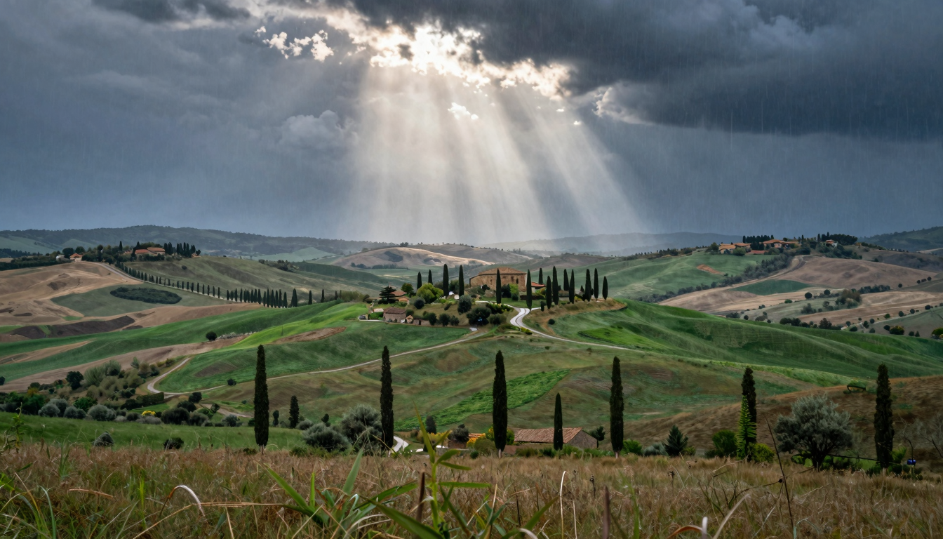 Meteo Toscana domenica 5 luglio: caldo fino a 35°C, rovesci deboli