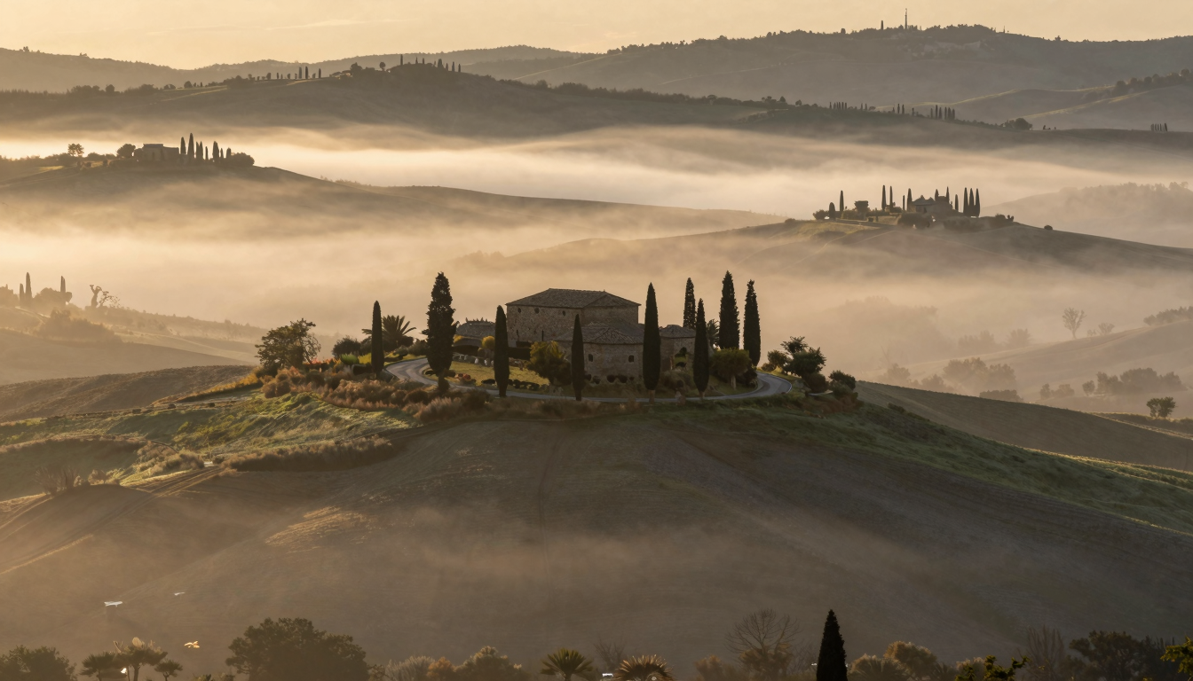Meteo Toscana oggi: nebbia e caldo, max 34°C