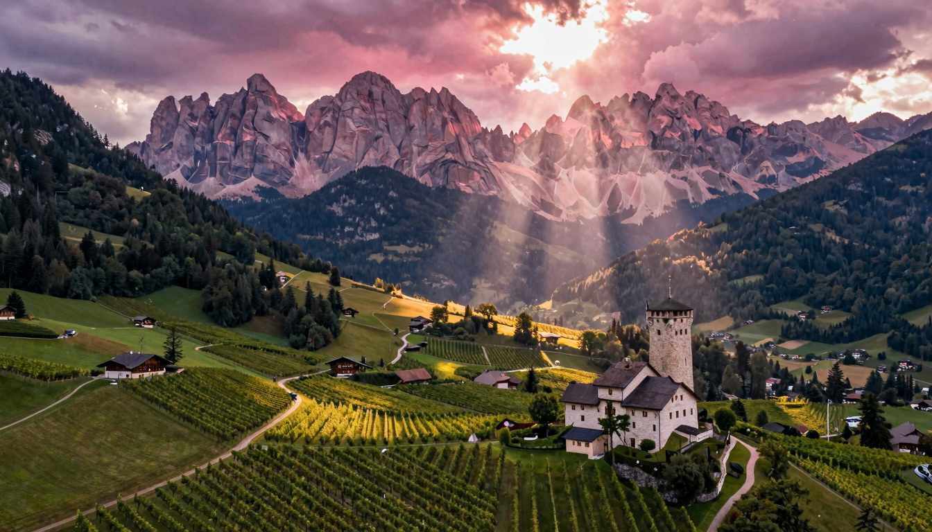 Meteo Trentino-Alto Adige oggi: caldo, rovesci deboli. Max 38°C