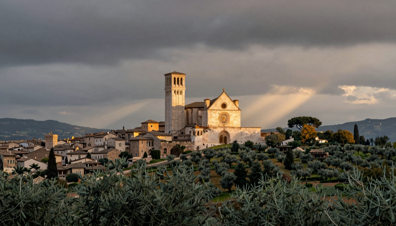 Meteo Umbria oggi: coperto, 34°C, vento moderato