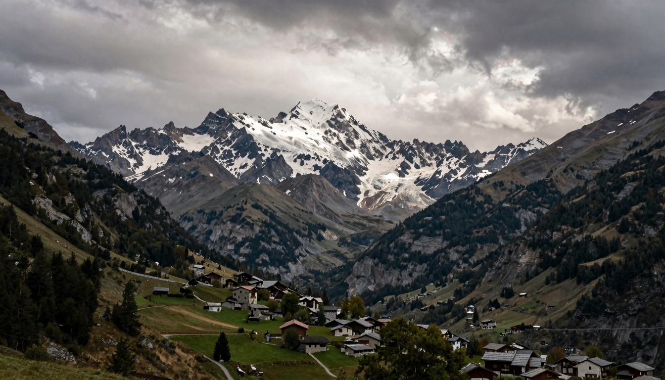 Meteo Valle d'Aosta oggi: coperto, 19-36°C e vento moderato