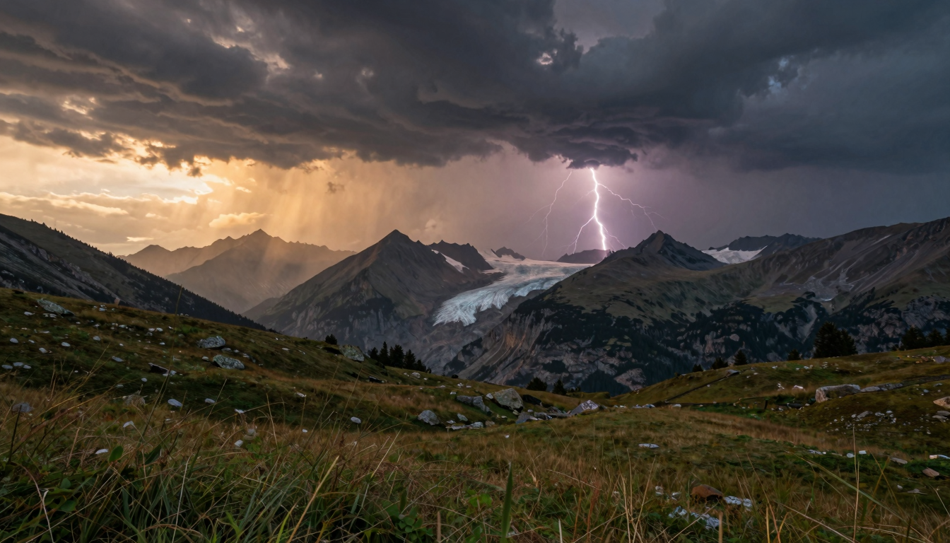 Meteo Valle d'Aosta oggi: temporali, 17-36°C